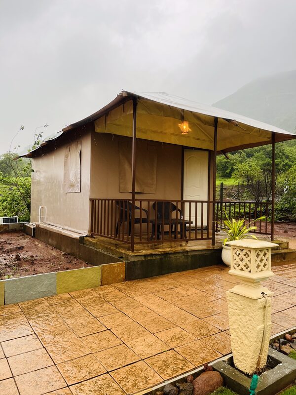 Canopy Corner, glamping tent with mountain view at Seven Seeds Countryside, Mulshi (photo 1)