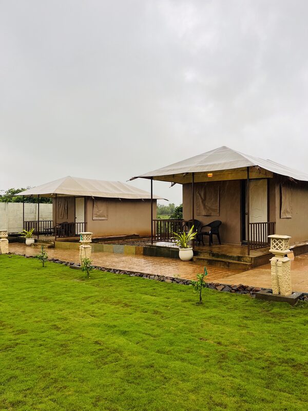 Canopy Cottage, glamping tent with garden view at Seven Seeds Countryside, Mulshi (photo 1)