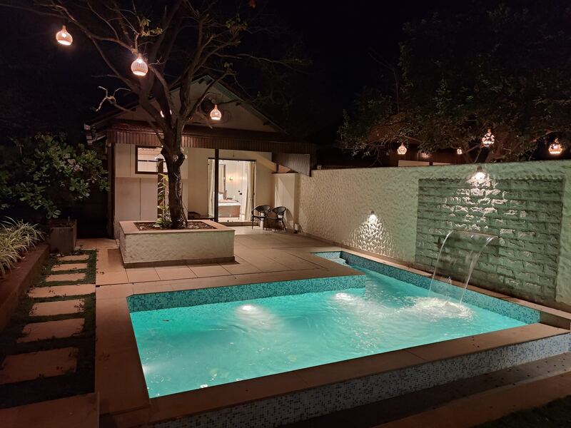 The Lunar Pool, private plunge pool suite at Seven Seeds Countryside, Mulshi (photo 1)