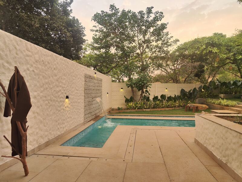 The Lunar Pool, private plunge pool suite at Seven Seeds Countryside, Mulshi (photo 2)