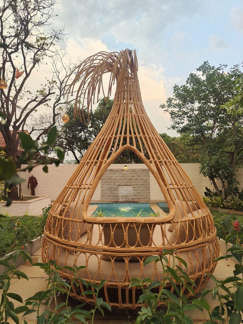The Lunar Pool, private plunge pool suite at Seven Seeds Countryside, Mulshi (photo 3)